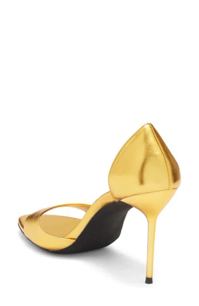 Jeffrey Campbell Cheat Code Stiletto Sandal In Gold