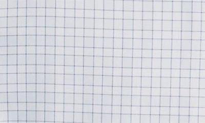 Mizzen + Main Mizzen+main Hilton Open Check Performance Cotton Blend Button-up Shirt In Blue