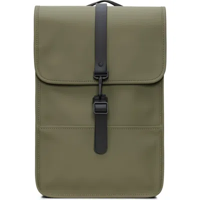 Rains Mini Waterproof Backpack In Green
