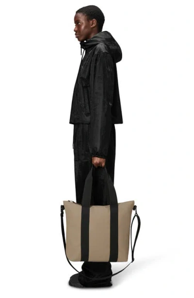 Rains Waterproof Tote Bag In Nude