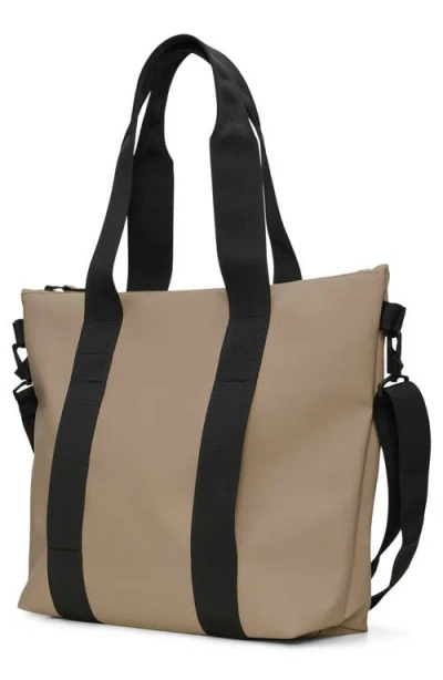 Rains Waterproof Tote Bag In Nude