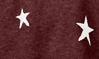 Vince Camuto Plus Size Cozy Crewneck Star-print Dropped-shoulder Sweater In Multi