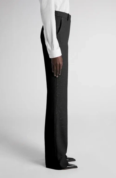 Tom Ford Tailored Sequin Wool Blend Crepe Straight Leg Pants In Multi