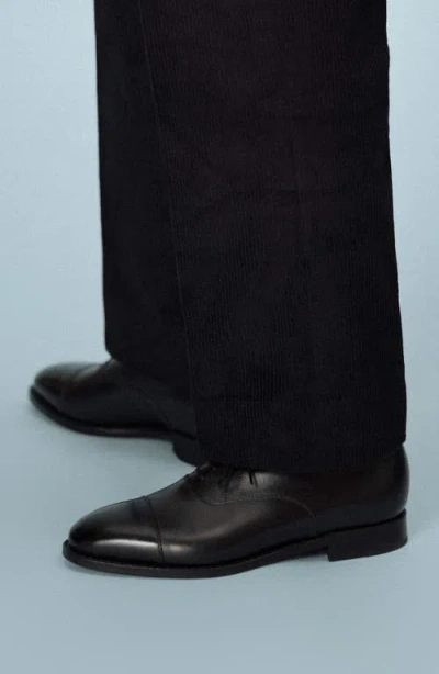 Morjas The Cap Toe Oxford In Black