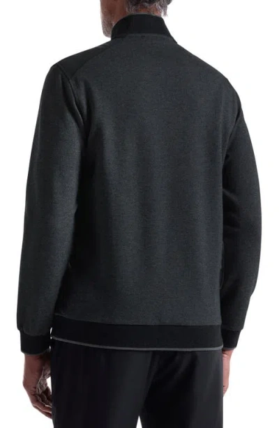 Bugatchi Soft Touch Quarter Zip In Black