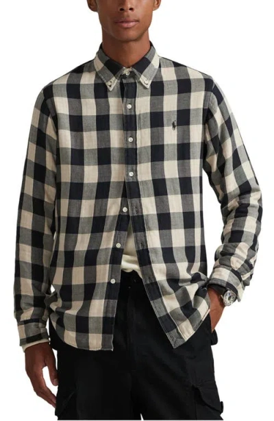 Polo Ralph Lauren Men's Long Sleeves Classic Fit Shirt In Black