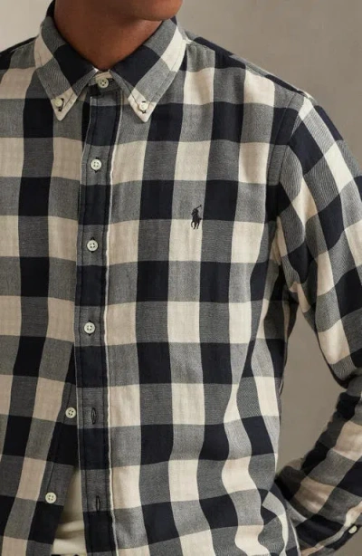 Polo Ralph Lauren Men's Long Sleeves Classic Fit Shirt In Black