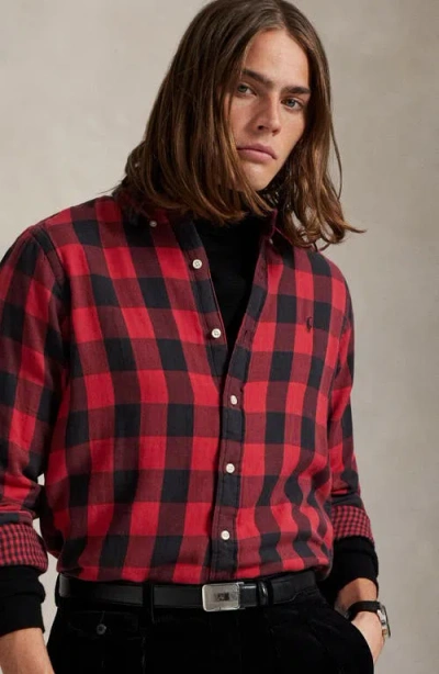 Polo Ralph Lauren Checked Shirt In Red