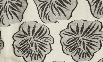 Rizort Hibiscus Floral Drawstring Shorts In White