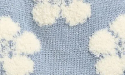 Cara Kids' Flower Pompom Beanie In Multi