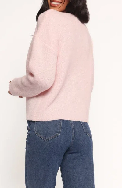 Petal And Pup Petal & Pup Arden Bow Cardigan In Pink