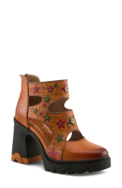 L'artiste By Spring Step Capsule Blum Platform Bootie In Multi