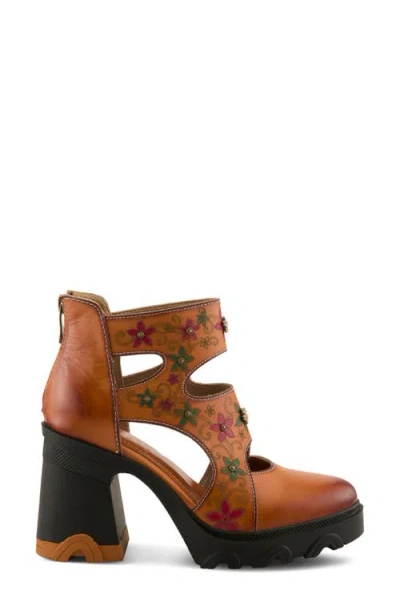 L'artiste By Spring Step Capsule Blum Platform Bootie In Multi