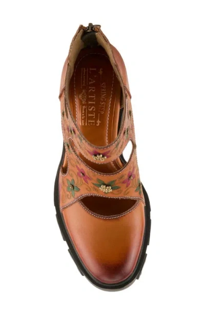 L'artiste By Spring Step Capsule Blum Platform Bootie In Multi