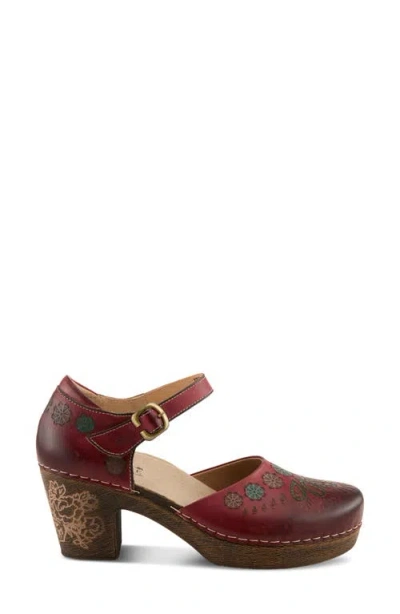 L'artiste By Spring Step Bridgitte Clog In Red