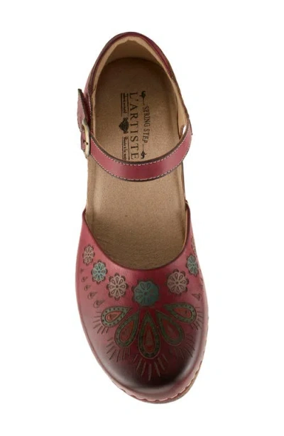 L'artiste By Spring Step Bridgitte Clog In Red