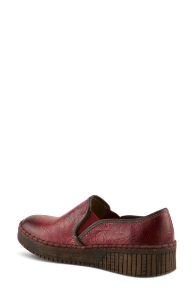L'artiste By Spring Step Priela Slip-on Sneaker In Red