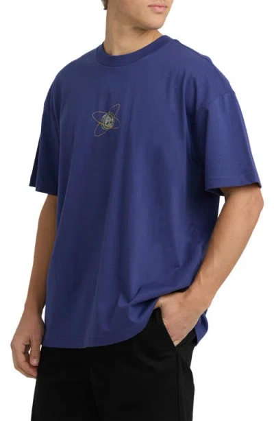 Billabong Spec 73 Og Cotton Graphic T-shirt In Blue