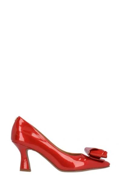 J. Reneé Karali Pointed Toe Pump In Red