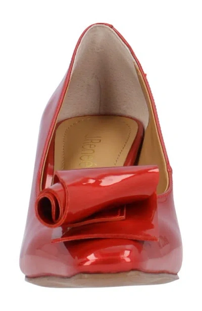 J. Reneé Karali Pointed Toe Pump In Red