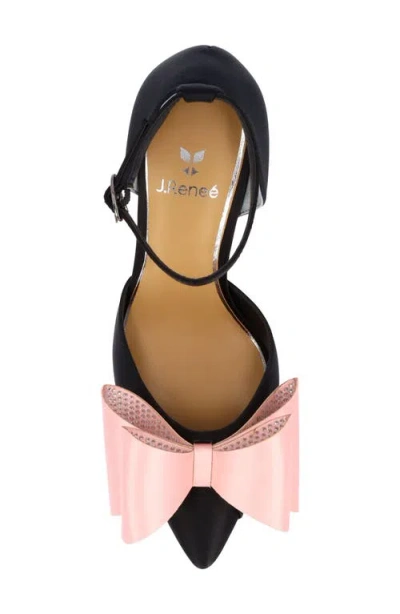 J. Reneé Pammie Ankle Strap Pointed Toe Pump In Multi