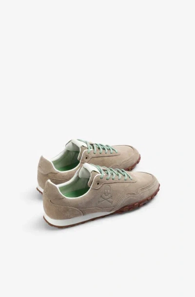 Scalpers Dach Suede Sneakers W In Neutral
