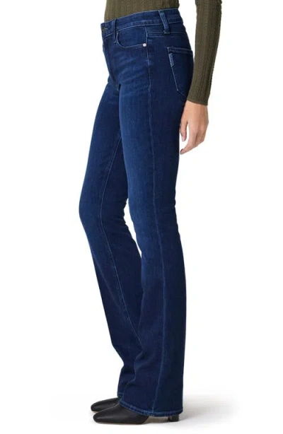 Paige High Rise Manhattan Bootcut Jeans In Glastonbury In Blue