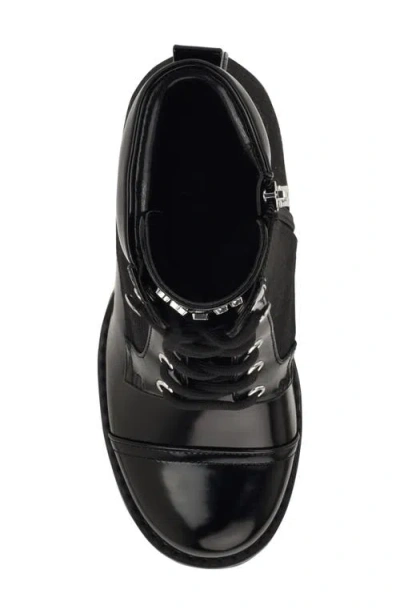 Guess Women's Nellsan High Block Heel Hiker Booties In Black