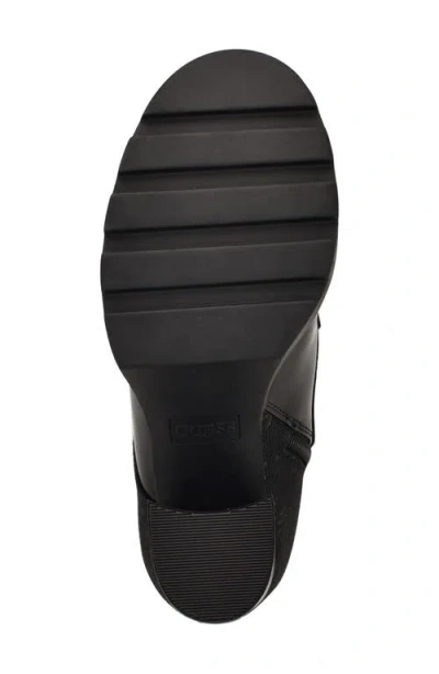 Guess Women's Nellsan High Block Heel Hiker Booties In Black