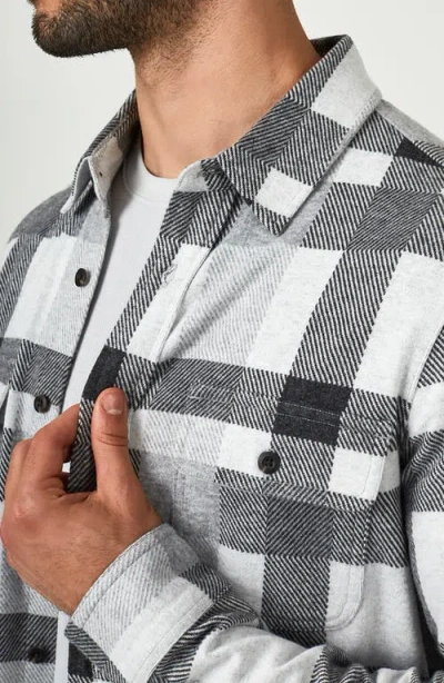 7 Diamonds Generations Plaid Button-up Shirt In Neutral