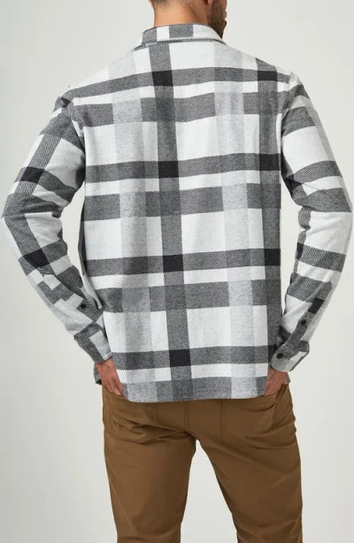 7 Diamonds Generations Plaid Button-up Shirt In Neutral