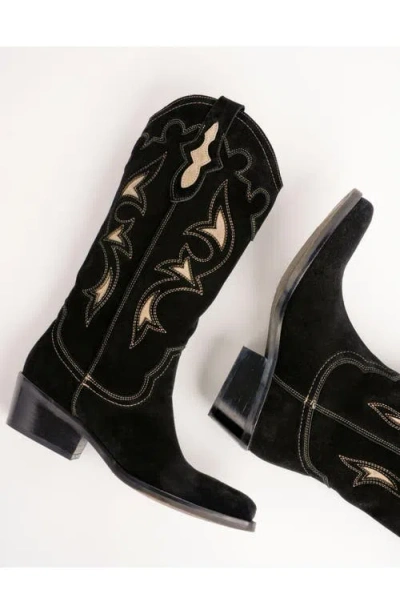 Penelope Chilvers Jolene Paloma Western Boots In Black