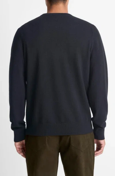 Vince Cashmere Crewneck Sweater In Blue