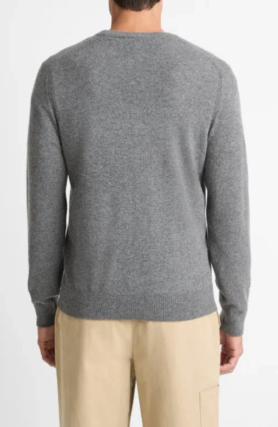 Vince Cashmere Crewneck Sweater In Gray