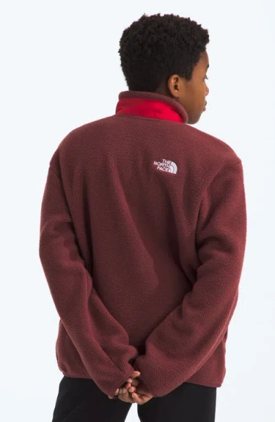 The North Face Kids' Yumiori Full Zip Fleece Jacket In Brown