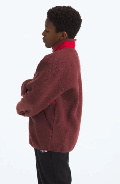 The North Face Kids' Yumiori Full Zip Fleece Jacket In Brown