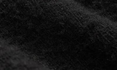 Brooks Brothers Brushed Wool Pheasant-embroidered Sweater In Black