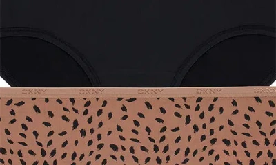 Dkny Assorted 3-pack Microfiber Briefs In Multi