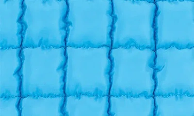 Iscream Quilted Puffy Weekender Bag In Blue