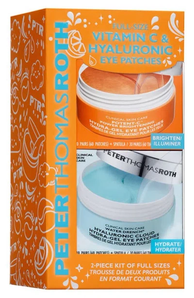 Peter Thomas Roth 2-pc. Vitamin C And Hyaluronic Eye Patches Set In Transparent