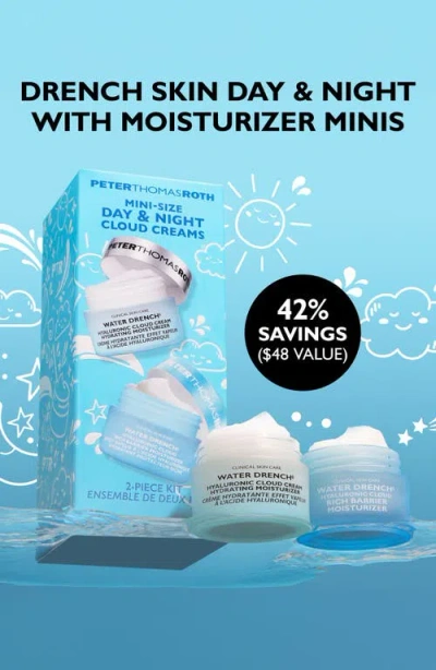 Peter Thomas Roth Mini-size Day & Night Cloud Creams 2-piece Kit In Transparent