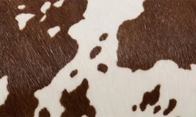 Aldo Beatrizz Genuine Calf Hair Barrel Bag In Brown