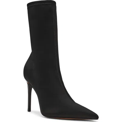 Steve Madden Women's Midnite Pointed-toe Stiletto Dress Booties In Black
