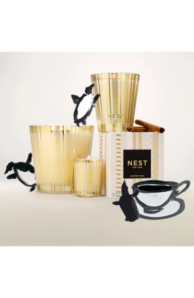 Nest New York Winter Chai Three-wick Candle In Gold