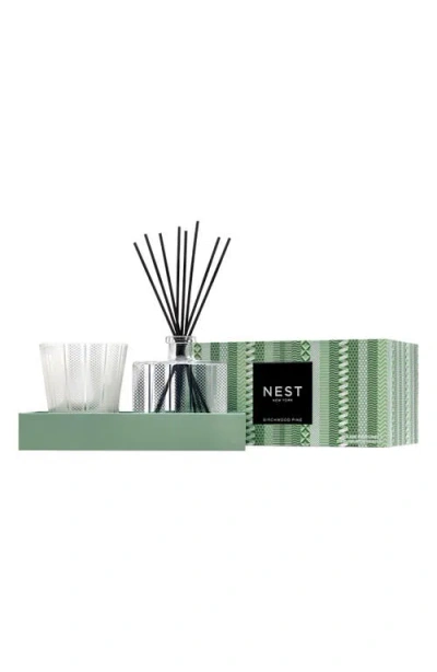 Nest New York Birchwood Pine Classic Candle & Diffuser Set In Green