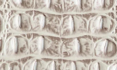 Brahmin Daisy Leather Melbourne Wristlet In Metallic