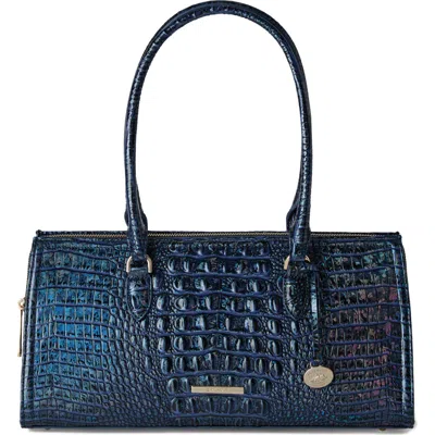 Brahmin Sophia Large Melbourne Satchel Bag In Blue