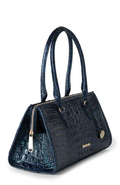 Brahmin Sophia Large Melbourne Satchel Bag In Blue