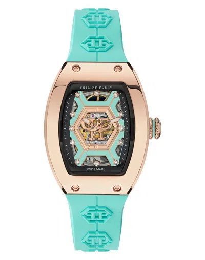Philipp Plein Diamond Crypto Queen Super Heroine Watch In Neutral