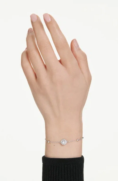 Swarovski Una Crystal Angelic Chain Bracelet In Silver